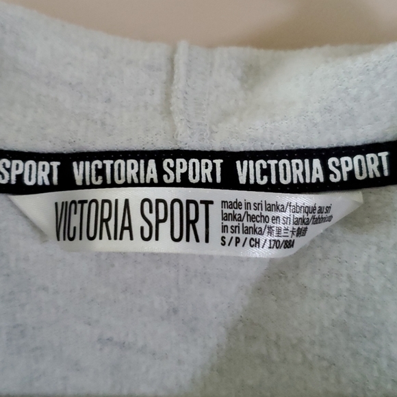 Victoria Sport Hooded Zip Front Sweatshirt - Picture 3 of 6